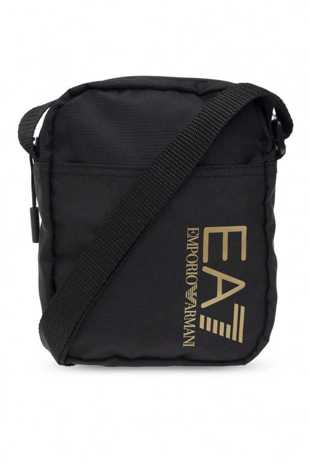EA7 Emporio Armani Emporio Armani logo-print crossbody bag Schwarz