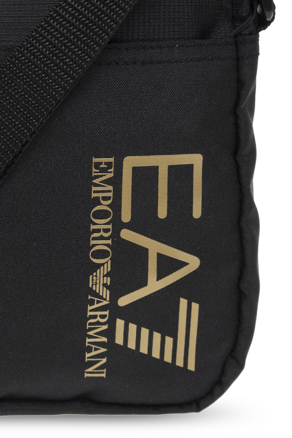 EA7 Emporio Armani Emporio Armani logo-print crossbody bag Schwarz