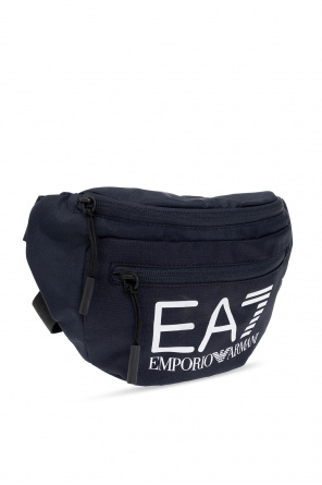 EA7 Emporio Armani Emporio Armani embroidered-logo long-sleeved polo shirt