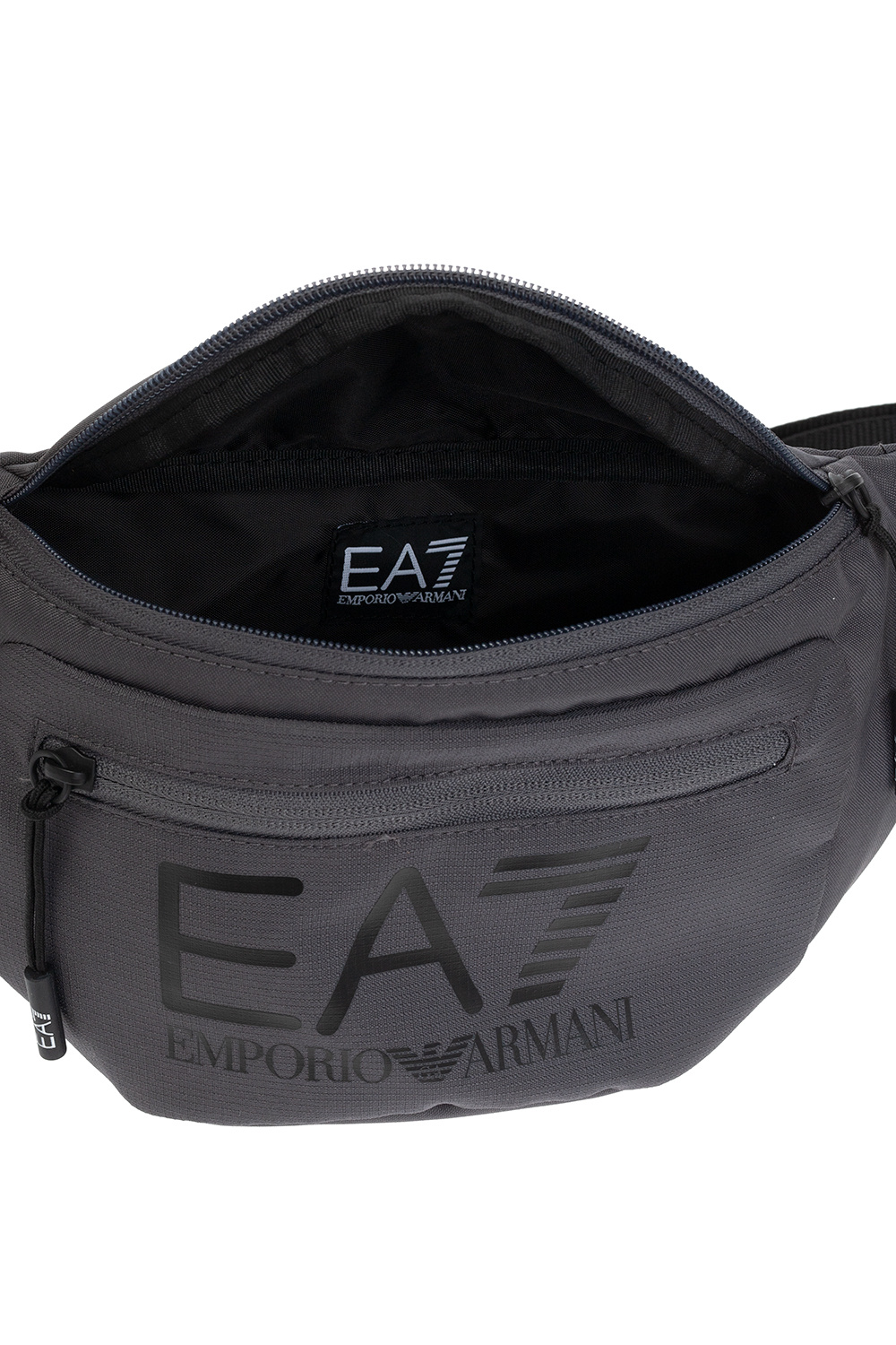 EA7 Emporio RACING armani giorgio RACING armani blue high-waisted pants