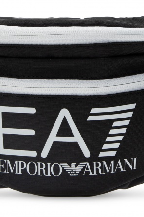 EA7 Emporio Armani Emporio Armani Kids high-top lace-up leather sneakers