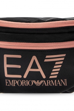 Emporio Armani EA7 SAPONI Emporio Armani Baseballkappe mit Logo-Print Schwarz