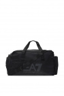 EA7 Emporio Armani BLACK Duffel bag with logo