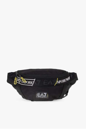 Belt bag with logo od Armani sweatpants EA7 Sneakers bianche con logo ad aquila in rilievo