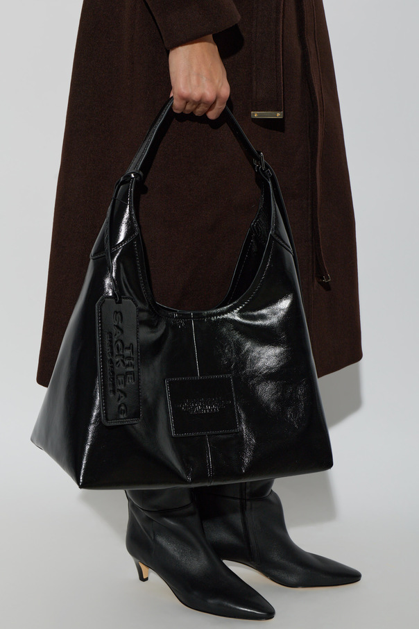 Marc Jacobs Bolso de hombro de piel con logo