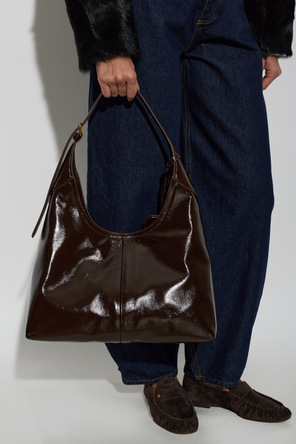 Marc Jacobs Kožená taška cez plece s logom
