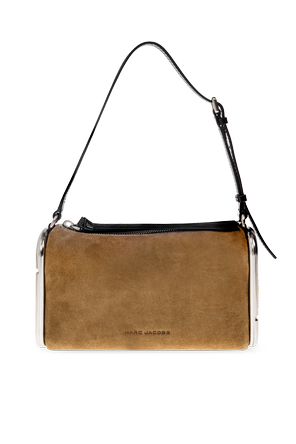 Suede Logo Shoulder Bag by Marc Jacobs