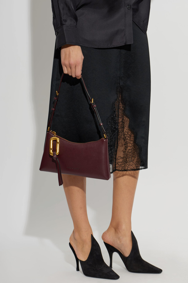 Marc Jacobs Saco de ombro de couro ‘The Pouch Mini’