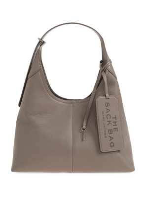 Bolso de cuero con logo