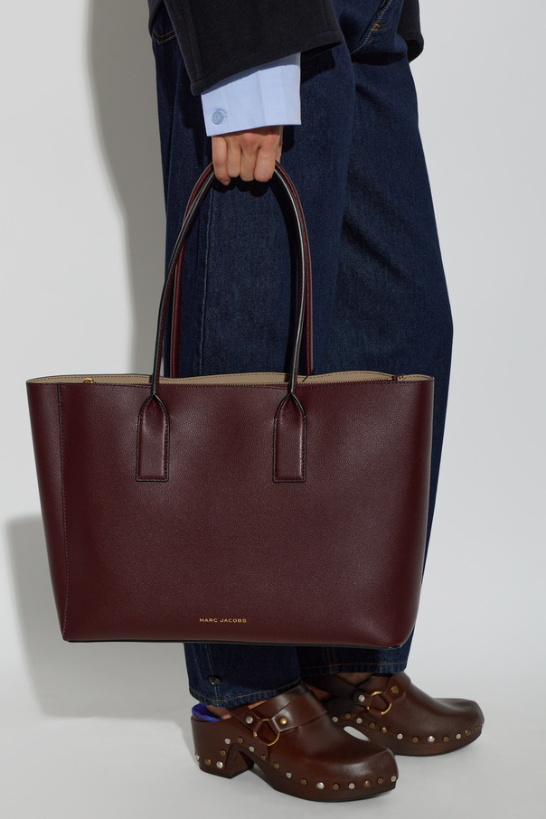 Marc Jacobs Leather tote bag with logo