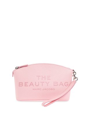 Leather cosmetic bag