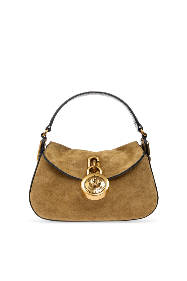 Leather handbag ‘Signet Turnlock Mini’ od Marc Jacobs
