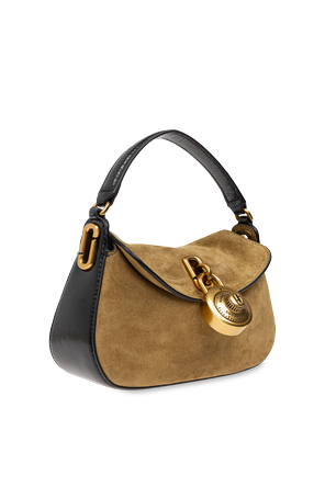 Marc Jacobs Saco de pele ‘Signet Turnlock Mini’
