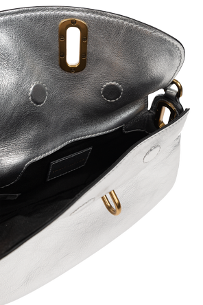 Marc Jacobs Mala de mão em pele ‘Signet Turnlock Mini’
