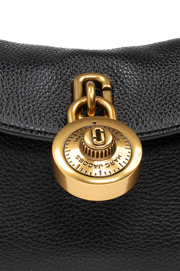 Marc Jacobs Mala de mão de pele ‘Signet Turnlock Mini’