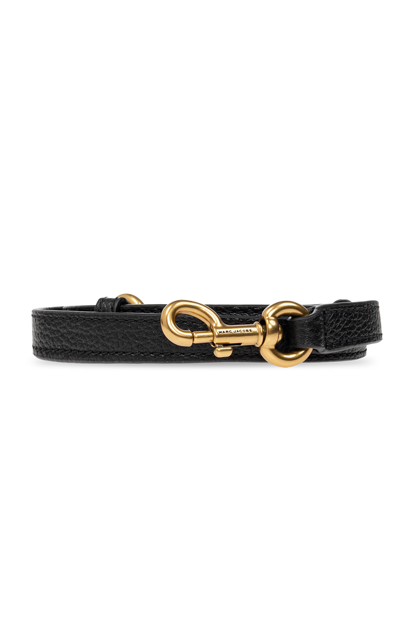 Marc Jacobs Mala de mão de pele ‘Signet Turnlock Mini’