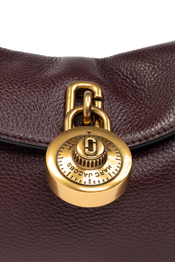 Marc Jacobs Mala de mão de pele ‘Signet Turnlock Mini’