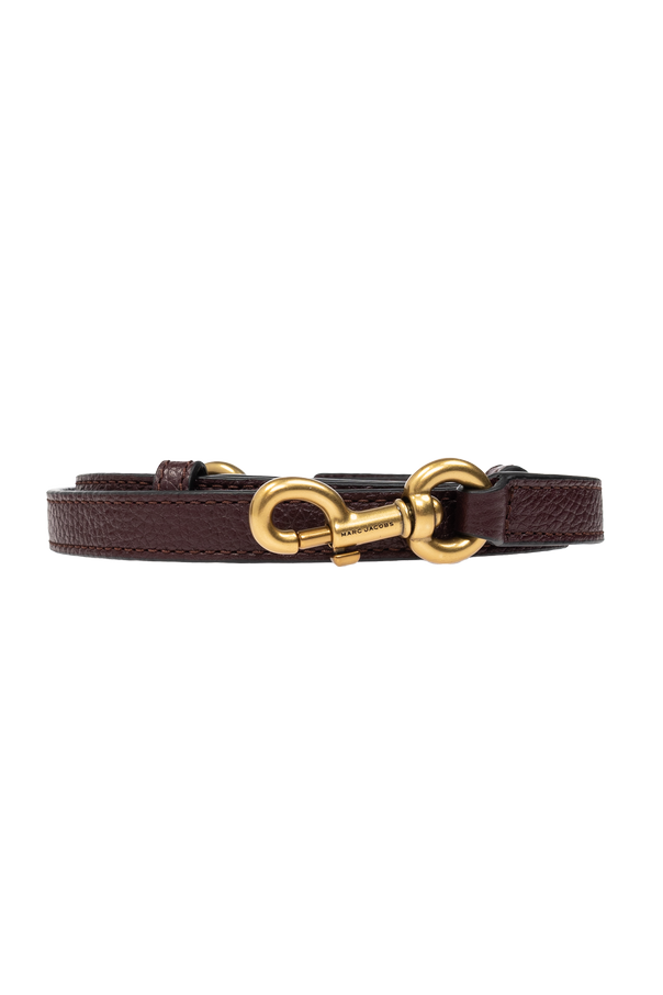 Marc Jacobs Mala de mão de pele ‘Signet Turnlock Mini’