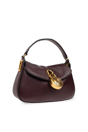 Marc Jacobs Mala de mão de pele ‘Signet Turnlock Mini’
