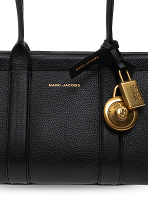 Marc Jacobs Saco de pele com logótipo estampado