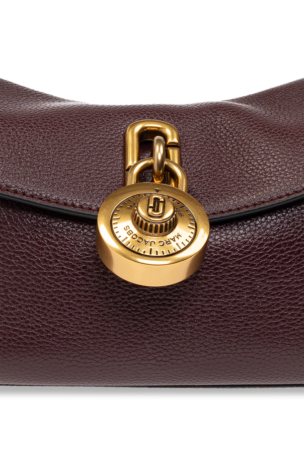 Marc Jacobs Saco de ombro em pele ‘Signet Turnlock’