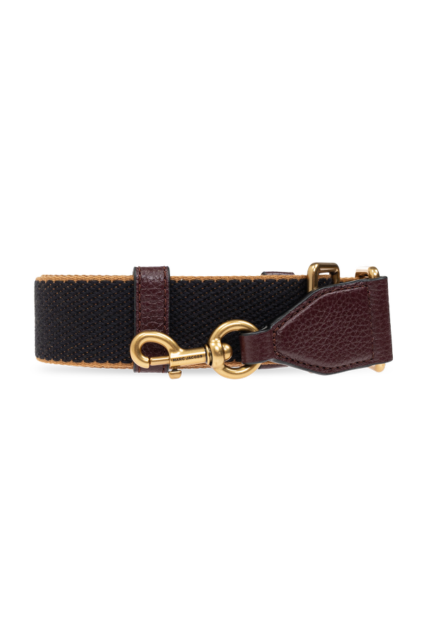 Marc Jacobs Saco de ombro em pele ‘Signet Turnlock’
