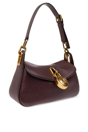 Marc Jacobs Saco de ombro em pele ‘Signet Turnlock’