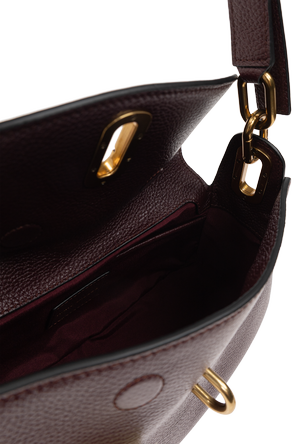 Marc Jacobs Saco de ombro em pele ‘Signet Turnlock’