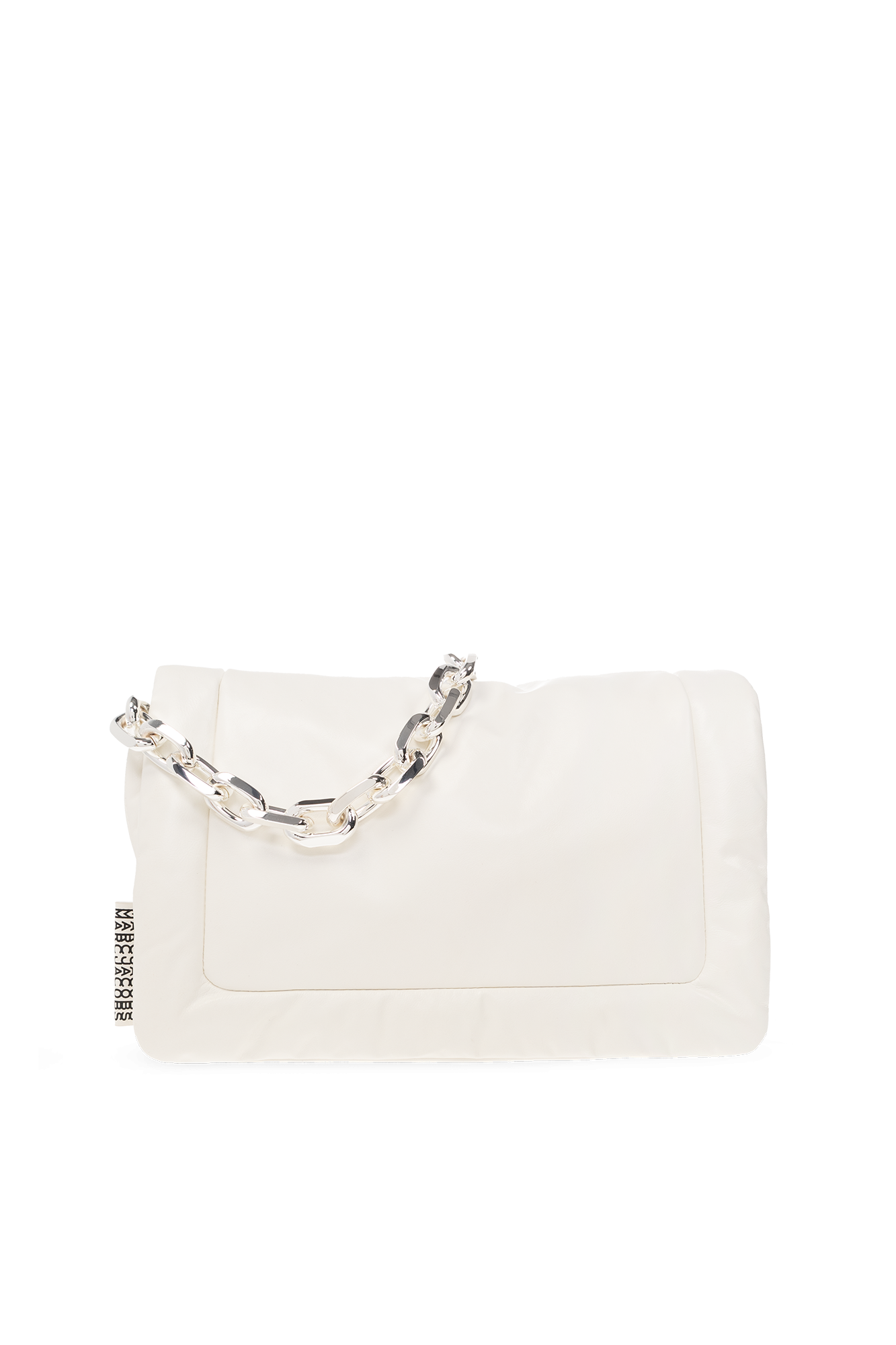 Marc Jacobs The Barcode Pillow Shoulder Bag - White/Silver