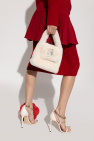 Blumarine WHITE Faux fur handbag
