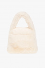 Blumarine WHITE Faux fur handbag