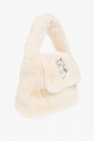 Blumarine WHITE Faux fur handbag