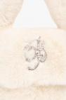 Blumarine WHITE Faux fur handbag