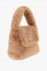 Blumarine BROWN Faux fur handbag