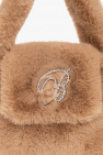 Blumarine BROWN Faux fur handbag