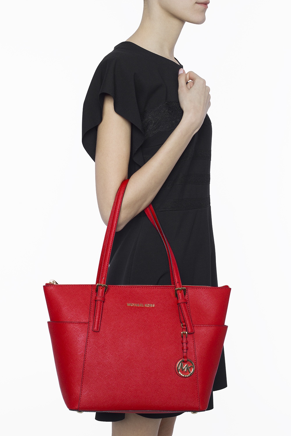 Michael Kors Red Jet Set Tote