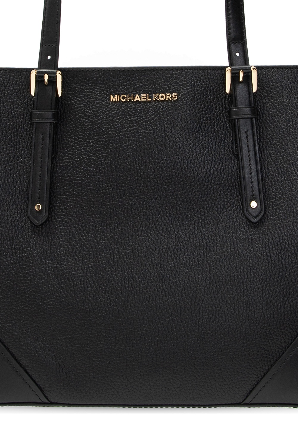 MICHAEL Michael Kors Aria leather-trimmed canvas tote - ShopStyle