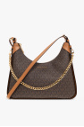 Po Box Croc Embossed Leather Bag