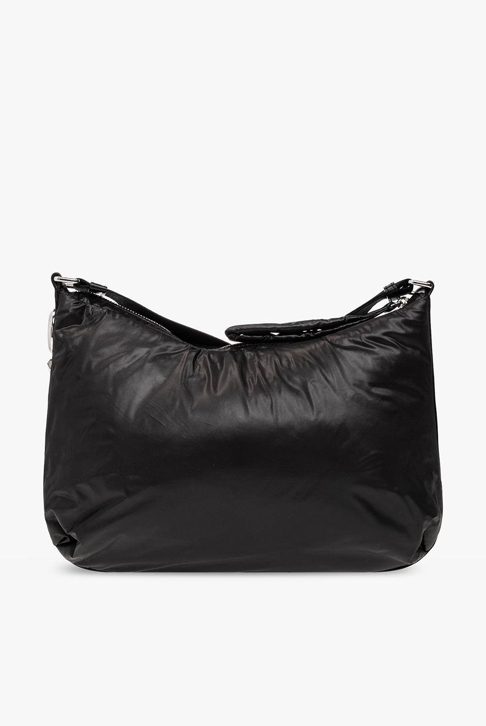 Paper bag waistline and two inseam pockets ‘Leonie Large’ shoulder bag