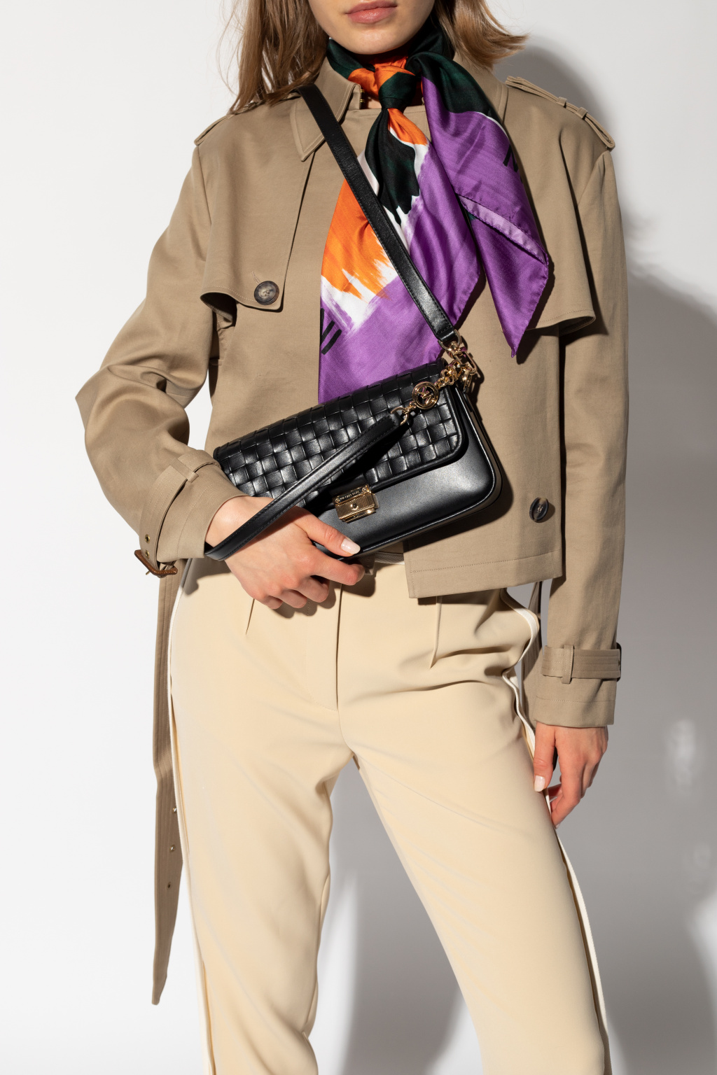 Michael Kors Bradshaw Small Embellished Convertible Shoulder Bag