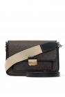 Alberta Ferretti buckle-strap leather shoulder Woman bag