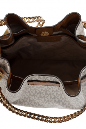 Michael Kors Bags | Michael Kors Mina Large Chain Shoulder Bag | Color: Brown | Size: Os | Fashionstylestd's Closet