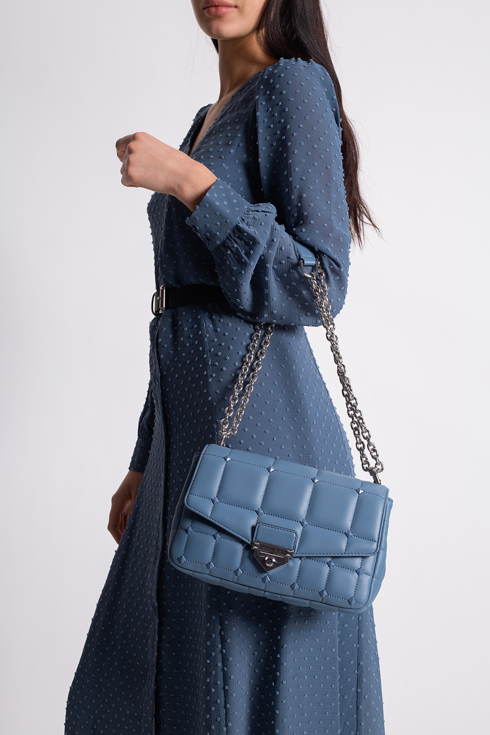 Buy the Michael Kors Blue Shoulder Bag