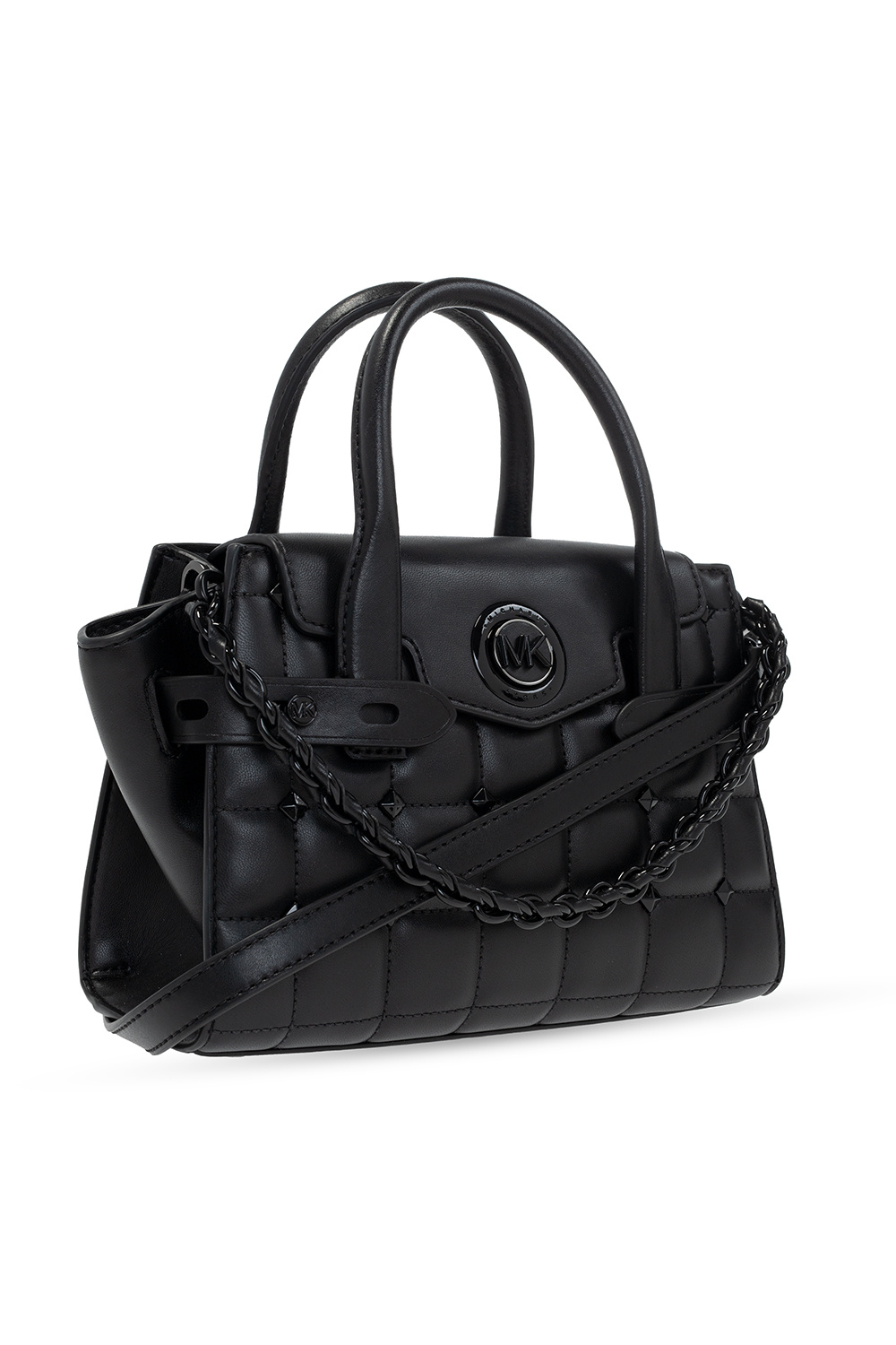 Michael Kors Carmen XS Leather Pouchette Shoulder Bag, Black : :  Clothing, Shoes & Accessories