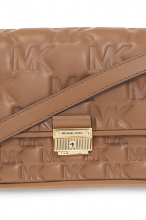 MICHAEL KORS: Bradshaw Michael leather bag - White  Michael Kors shoulder  bag 30S2G2BL1L online at