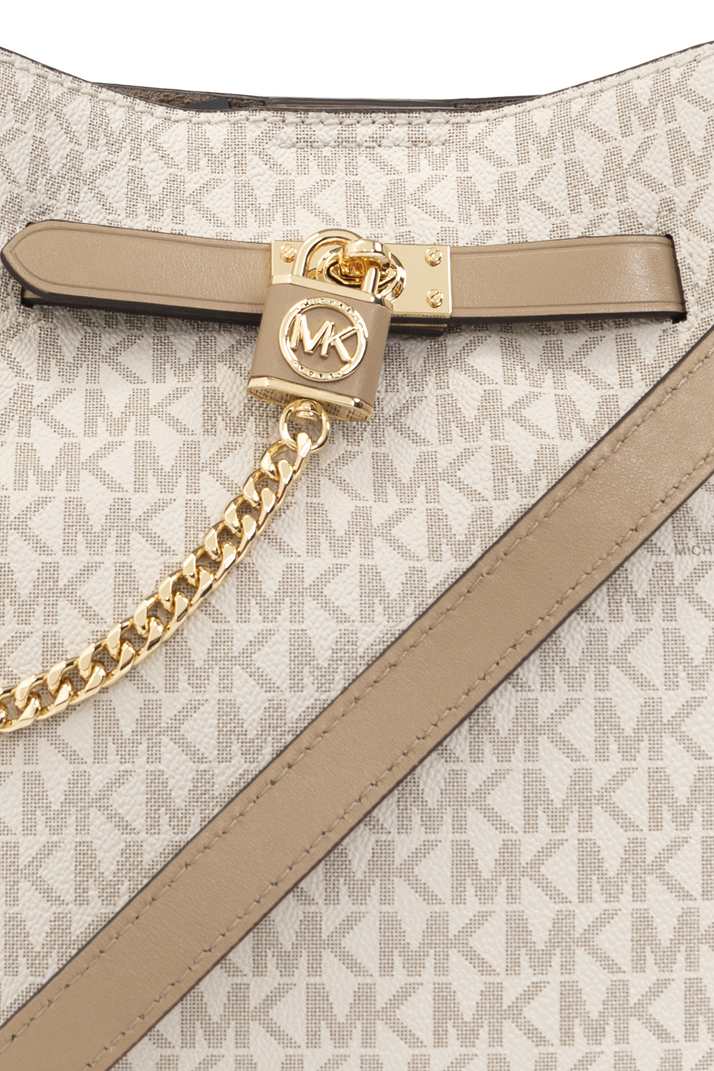 MICHAEL BY MICHAEL KORS - HAMILTON LEGACY MICRO LEATHER SHOULDER BAG WITH  BELT - Eleonora Bonucci