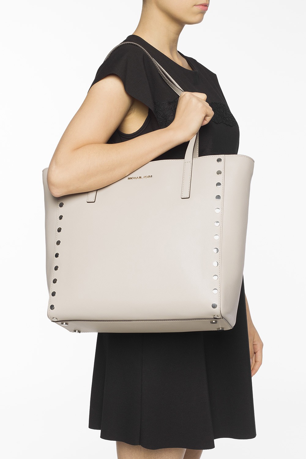 Michael Michael Kors 'Rivington Stud' shoulder bag, Women's Bags