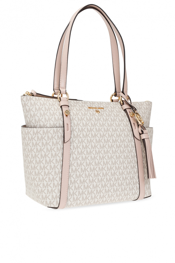 Michael Kors Sullivan Medium Top-Zip Tote Soft Pink, Shopping Bag