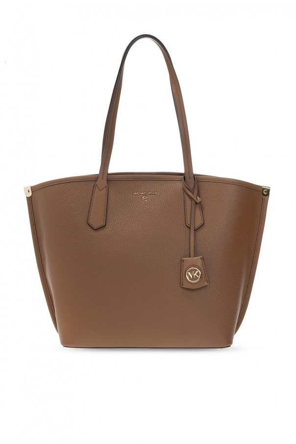 SMALL OCHER HAND BAG ‘Jane’ shopper bag