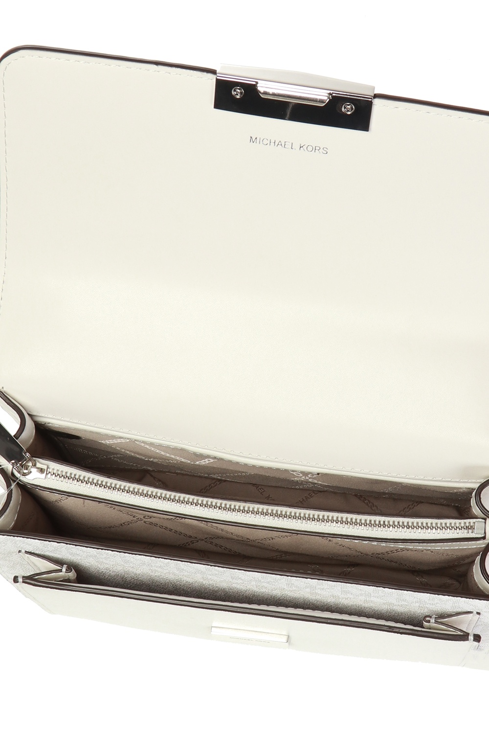 Shoulder bags Michael Kors - Jade L white smooth leather bag - 30S9GJ4L9L085